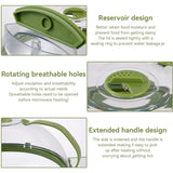 News Food Microwave Cover, Clear, with Water Steamer & Handle, 10 Inch, for Plate, Kitchen Gadget - V.I.P Digital Presence