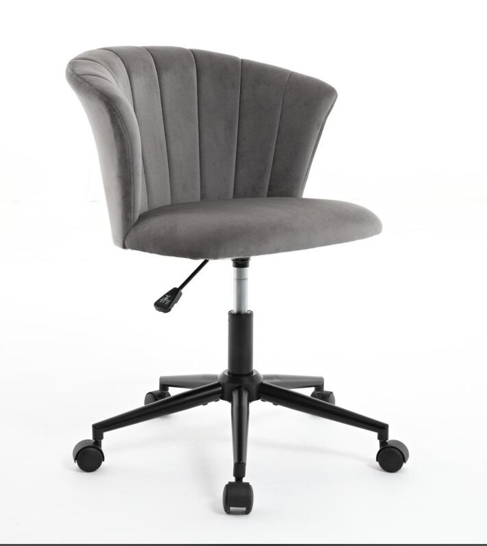 Home Office Chair, Velvet Fabric Swivel Flower Shape Computer Desk Chair for Home Office or Bedroom - V.I.P Digital Presence