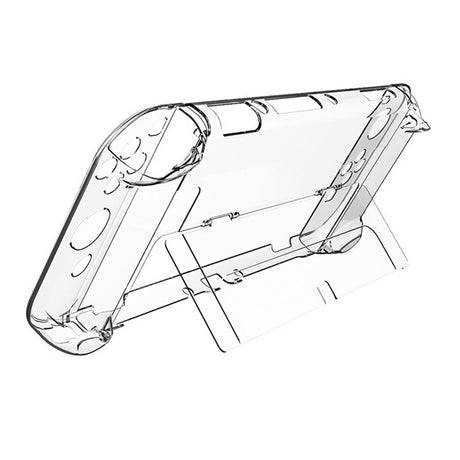 Suitable for Nintendo Switch OLED protective case with bracket NS OLED transparent PC hard case personalized crystal case - V.I.P Digital Presence