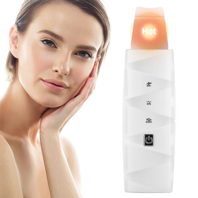 HailiCare Blackhead Removal Instrument Skin Shovel Ultrasonic Iontophoresis Instrument Heating Microcurrent Beauty Instrument - V.I.P Digital Presence