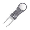 Golf Green Fork Aluminum Handle Folding Spring Repair Tool Gift New