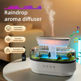 Raindrop - style aroma humidifier with lights, white noise, and essential oil diffusion for home. - V.I.P Digital Presence
