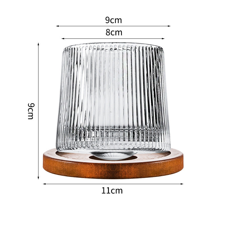 Hand drawn rotating glass cups multiple multi-purpose whiskey glasses rotating glass cups - V.I.P Digital Presence