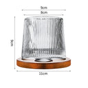 Hand drawn rotating glass cups multiple multi-purpose whiskey glasses rotating glass cups - V.I.P Digital Presence