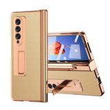 Samsung Fold3 phone case folding with pen slot pen pen pen plain leather protective case FOLD2 all inclusive anti fall suitable - V.I.P Digital Presence
