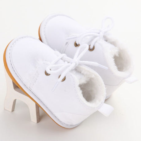 Newborn Baby Girl Boy Shoes Warm Snow Boots Toddler Infant Booties Prewalker Black White Pink - V.I.P Digital Presence