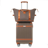 Hardshell Luggage Sets 3 Piece Carry-on Suitcase Double Spinner Wheels with TSA Lock for Men Women, Coppery (20in) - V.I.P Digital Presence