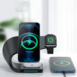 4 in 1 Magnetic Wireless Charger for iPhone12 Apple Watch Headphones Wireless Charging - V.I.P Digital Presence