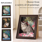 3D Mona Lisa Cat Scratcher with Removable Oil Painting Frame - V.I.P Digital Presence