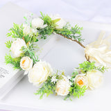 Hawaiian Wreath Bridal Fairy Simulation Starry Sky Flower Headwear Children's Photography Hair Accessories Hair Hoops - V.I.P Digital Presence