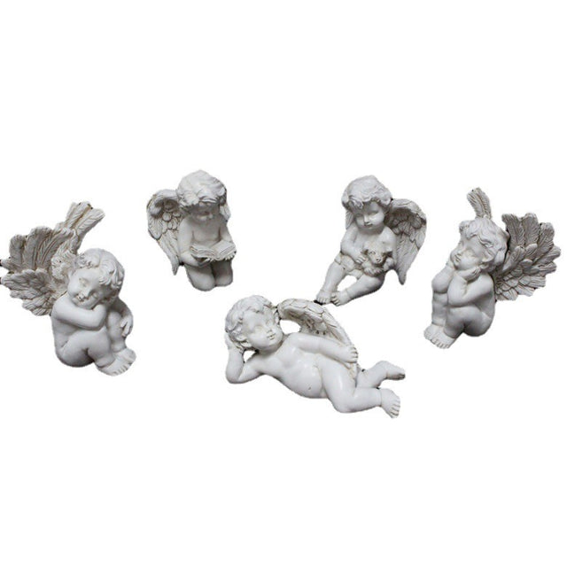 Angel plugin garden little girl resin flower decoration micro landscape garden statue - V.I.P Digital Presence