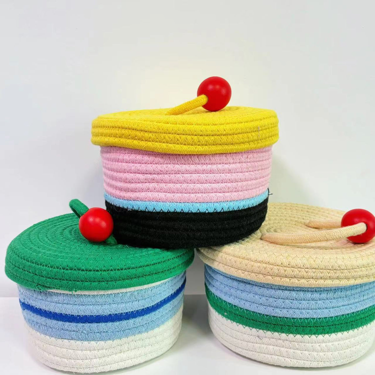 Home Cotton Weaving Storage Basket Ins Wind Vegetable Toy Storage Basket Living Room Miscellaneous Display Underwear Storage Basket - V.I.P Digital Presence