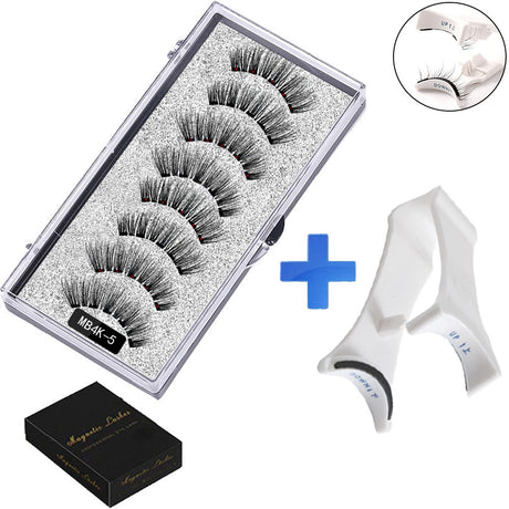 Five magnetic adhesive free magnetic eyelash clamp set for European and American thick magnetic eyelashes - V.I.P Digital Presence