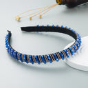 Hand Woven Beaded Headband Female Baroque Beaded Hair Binding Korean Version Net Red Wash Face Hair Accessories - V.I.P Digital Presence