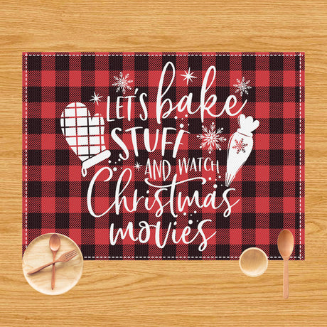 New Christmas dining mat table decoration anti fouling and heat-insulating Western style mat - V.I.P Digital Presence