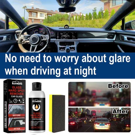 Glass Hard Spot Remover Car Glass, Glass Cleaning Decontamination Scratch Repair Polishing Cream - V.I.P Digital Presence