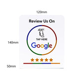 Google comment card NFC standing card NTAG213URL written into Apple Android phone touch NFC review card - V.I.P Digital Presence