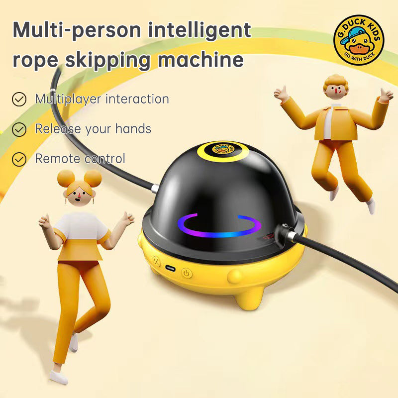 Smart Rope Skipping Machine Smart Jump Rope Machine 10-level Speed Adjustment Led Seven-color Light Wireless Music Function - V.I.P Digital Presence
