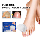 Dispositivo de fototerapia de uñas puro, repara uñas rotas, engrosa y aclara las uñas, limpia suavemente las uñas grises y cuida las uñas.