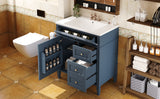 30 inch bathroom vanity with top sink, storage cabinet with 2 drawers and 1 drawer, single sink bathroom vanity - V.I.P Digital Presence