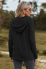 Drawstring Dropped Shoulder Hooded T-Shirt - V.I.P Digital Presence
