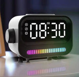 Alarm clock wireless charging Bluetooth speaker clock wireless charging voice controlled light - V.I.P Digital Presence