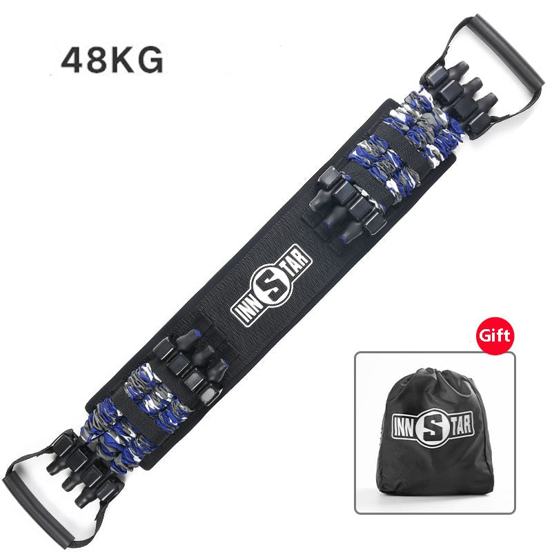 Adjustable Rubber Push Up Bands Bench Press Tension Rope Iron Bar for Chest Arm Home Gym Strength Training Dropshipping - V.I.P Digital Presence