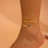 Love Beaded Punk Chain Foot Chain Set Hip Hop Personalized Snake Bone Chain Foot - V.I.P Digital Presence