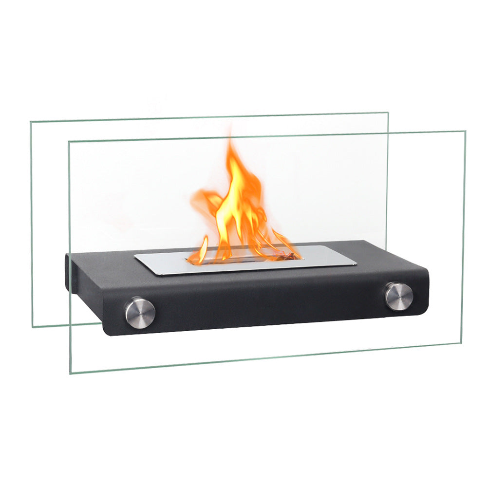 Rectangular alcohol fireplace heating decoration brazier fireplace smokeless flame ethanol fireplace - V.I.P Digital Presence