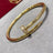 Precision Thick Plating Head and Tail Diamond Fashion Three-Circle Full Diamond Couple Bracelet - V.I.P Digital Presence