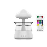 New Designed Cool Mist Essential Oil 7 Colors LED Night Light Wood Grain Cloud Rain Water Air Humidifier - V.I.P Digital Presence