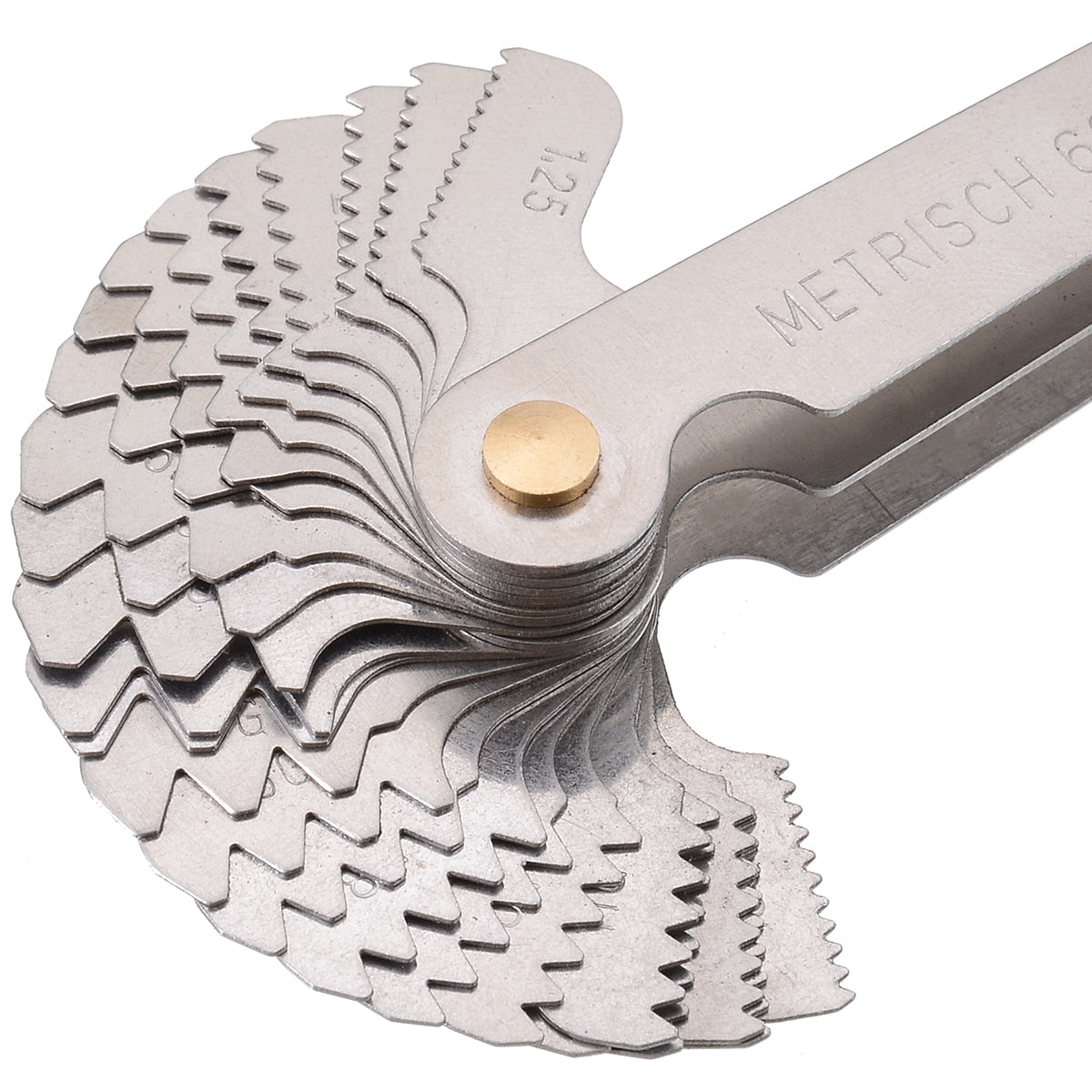 New 60 And 50 Degree Whitworth Metric Screw Thread Pitch Gauge Blade Gage For Measuring Tool - V.I.P Digital Presence