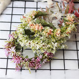 Forest women's floral wreath fresh little daisy princess sweet headband spring photo headband - V.I.P Digital Presence