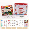 DIY creative children's bracelet jewelry 24-grid calendar Christmas holiday surprise blind box silver set - V.I.P Digital Presence