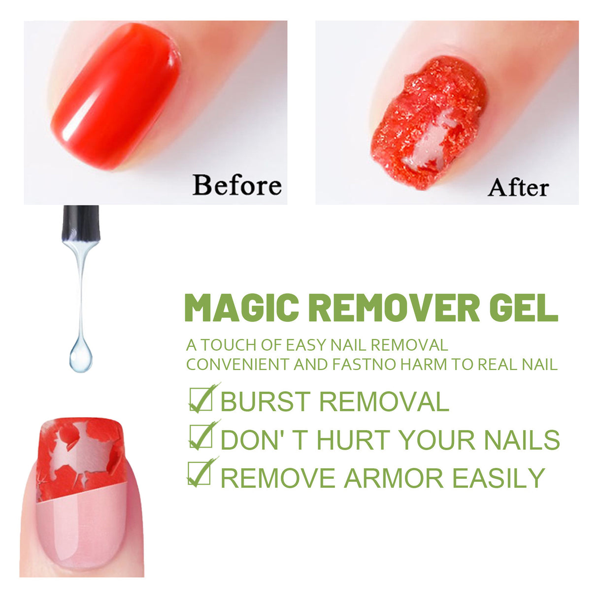 Burst Nail Polish Remover Lazy Hands Do Not Hurt Fast Degumming Agent Light Therapy Nail Polish For Nail Salon - V.I.P Digital Presence