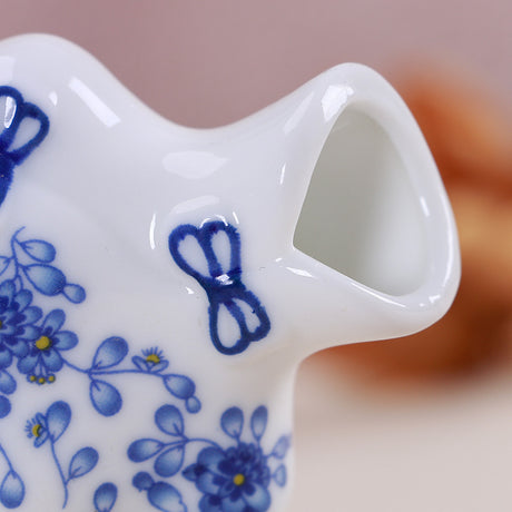 Ceramic ornaments blue and white porcelain mini vases cheongsam flower arrangements living room home decorations - V.I.P Digital Presence