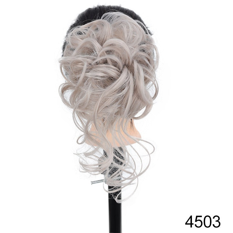 Synthetic Messy Curly Claw Hair Bun Chignon Hair Extensions Scrunchy Fake False Hair With Tail for Women Hairpieces - V.I.P Digital Presence
