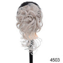 Synthetic Messy Curly Claw Hair Bun Chignon Hair Extensions Scrunchy Fake False Hair With Tail for Women Hairpieces - V.I.P Digital Presence