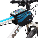 B-SOUL Bicycle Mountain Bike Upper Tube Bag Saddle Bag Road Car Front Bag Increase Touch Screen Mobile Phone Bag 5.7 Inches