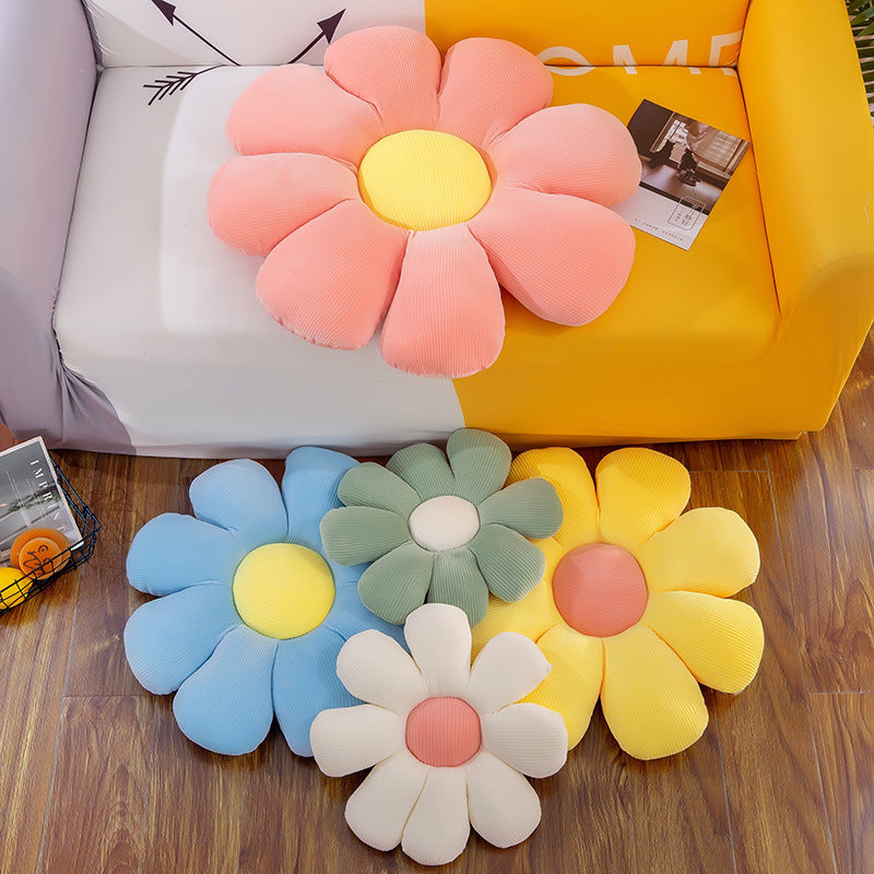 Daisy Flower Shaped Office Cushion, Computer Cushion, Sun Flower Tatami Cushion, Flower Petal Pillow, Cute Packaging - V.I.P Digital Presence