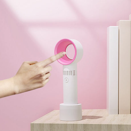 Mini Portable Fan USB Rech Mini Portable Fan USB Rechargeable Night Light Cooling Handheld Fan Three Speed - V.I.P Digital Presence