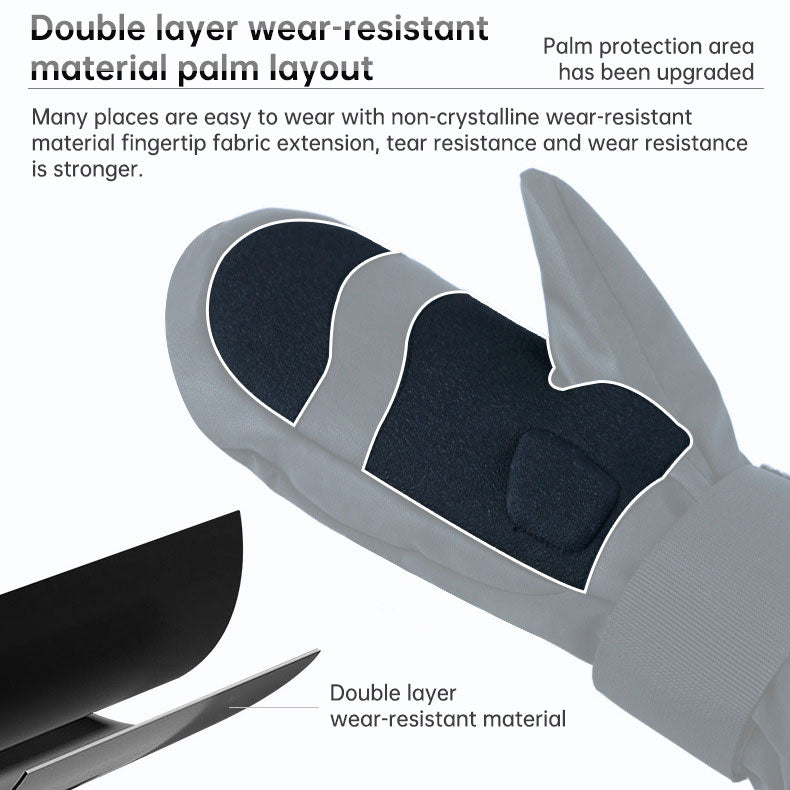 Snow season built-in wrist ski gloves men and women veneer to keep warm and shock absorption touch screen ski gloves - V.I.P Digital Presence