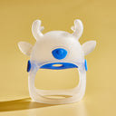 Nuevo mordedor de mano con forma de guante de ciervo, mordedor de silicona de grado alimenticio para bebés, palo de dentición para bebés, juguetes mordedores 