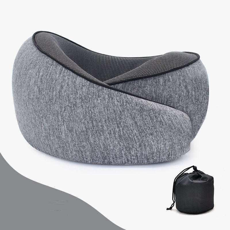 U-shaped memory cotton neck pillow with slow rebound for car travel neck protection - V.I.P Digital Presence