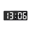 Multifunctional LED Digital Clock: Features number display, color nightlight, temp, calendar, alarm. Large size, backlit, great - V.I.P Digital Presence