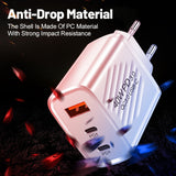 Puerto estándar de carga rápida dual PD+USB TYPEC de 40 W