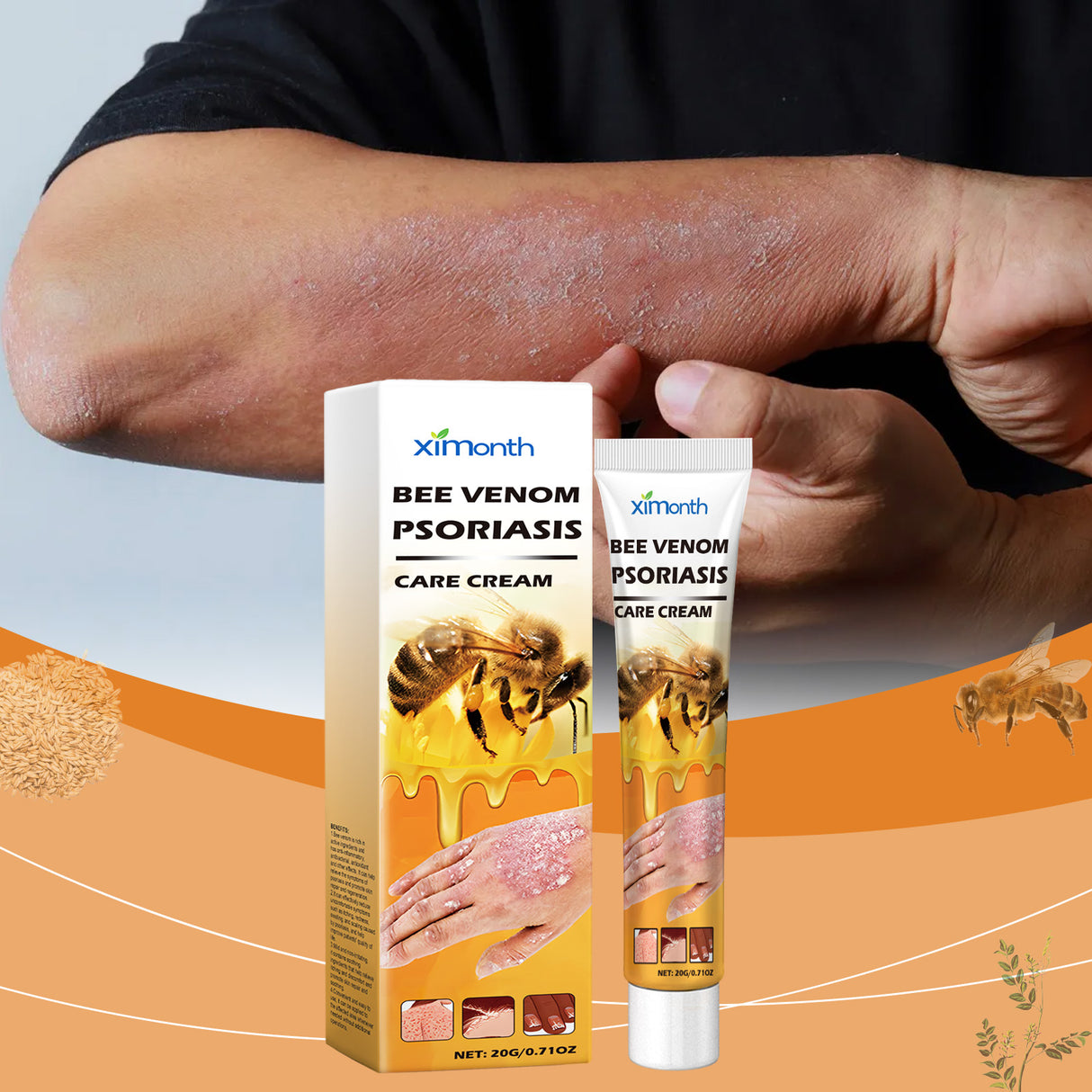 Bee-Venom Cowhide Moss Care Cream Moisturizes And Restores Itchy Red And Swollen Hands And Feet Skin Care Cream - V.I.P Digital Presence