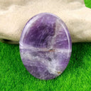 Thumb Worry Stones Oval Massage Quartz Healing Crystal Chakra Energy Therapy Meditation Spiritual Natural Gemstone Decor - V.I.P Digital Presence