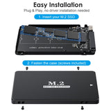 USB 3.0/SATA III 2.5-inch aluminum case M2 NGFF SSD solid state drive box - V.I.P Digital Presence
