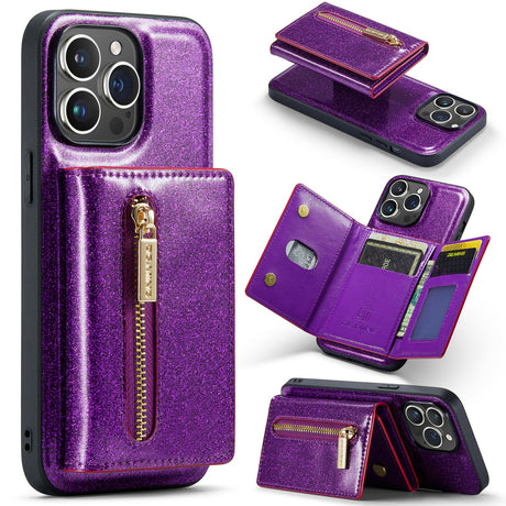 M3 For iPhone 14 Pro Max Glitter Wallet Protective Case iPhone 14 Pro Two In One Magnetic Phone Case - V.I.P Digital Presence